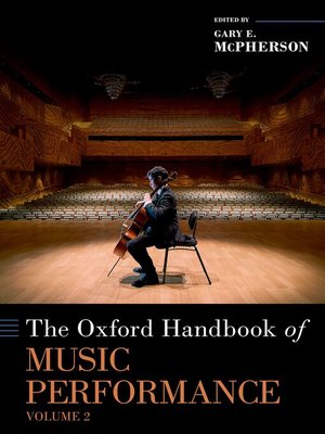 cover image of The Oxford Handbook of Music Performance, Volume 2